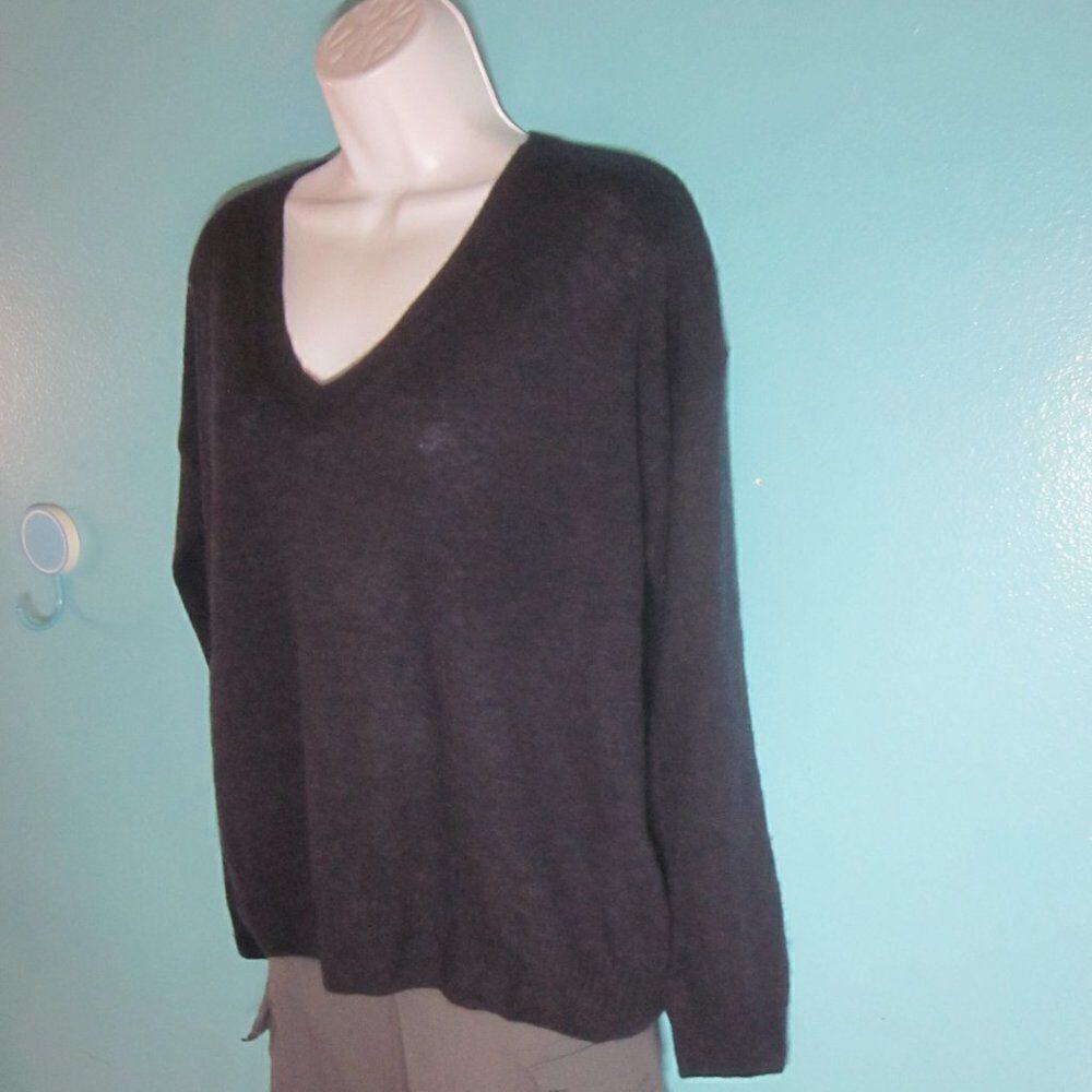 Closed Wool Cashmere Blend Sweater Womens Size S Navy Blue V-Neck Pullover Top
